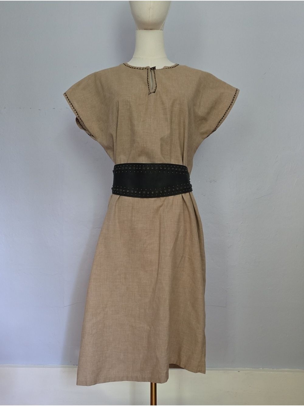 Embroidered Linen Cotton Medeieval Style Tunic
